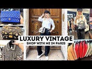PARIS VINTAGE! I found the BEST LUXURY VINTAGE shops in PARIS! 😱 Designer vintage | Paris Vlog