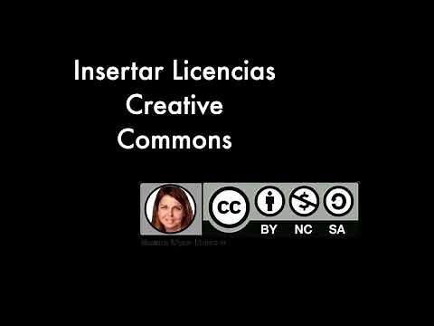 Insertar licencias Creative Commons