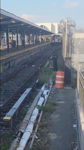 L Train leaving Rockaway parkway MTA Subway