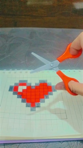 diy heart paper squishy ❤️