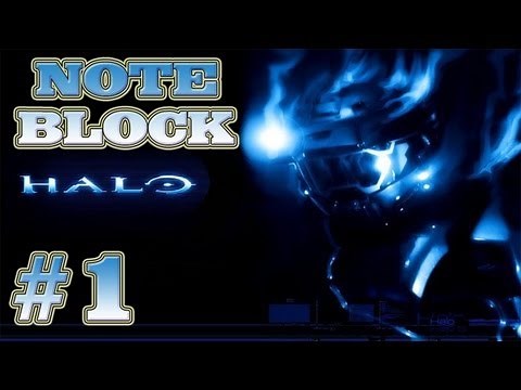 Minecraft Xbox 360 How to Build Halo Theme Part 1 (Note Blocks)