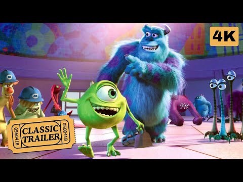 Monsters, Inc. 2001 Theatrical Trailer 4K