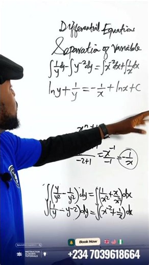 Final ODE Answer Explained 😎🔥 | Separation of Variables Complete Solution | Part 2B