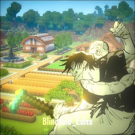"I told you.." 🥶 - Jujutsu Kaisen x Minecraft / Toji edit • Skins • #shorts #animeedit #jjk #gojo