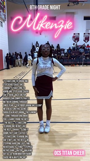 Titan Cheer on Instagram: "8th Grade Cheer-Mikenzie"
