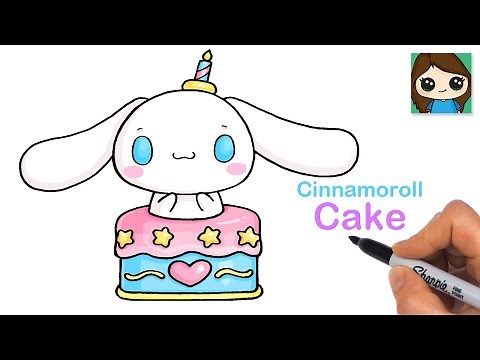How to Draw Cinnamoroll Love Celebration Cake 🎂 Sanrio