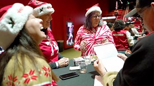The Women of the Niners hosted a Throwback Thursday Happy Hour at the 49ers Museum where members were treated to light bites, a scavenger hunt and raffle prizes including tickets to a game! Join WON today: https://49rs.co/3FJviFl. | San Francisco 49ers