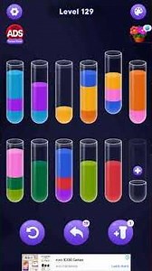 Water Sort Puzzle Level 129 Answer