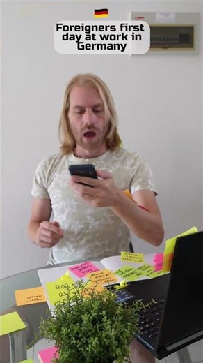 When it's your first day at work in Germany #ad