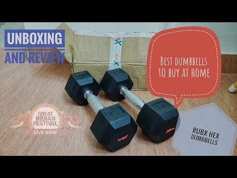 💪RUBX hex dumbbells 👌(7.5*2=15kg)