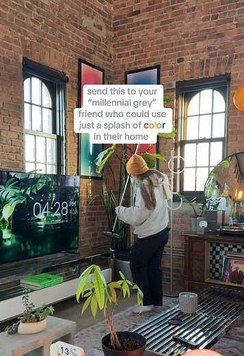 neutrals are nice, but colors can change the entire mood of a room 😍 #govee #goveelights #goveecornerlamp #goveefloorlamp