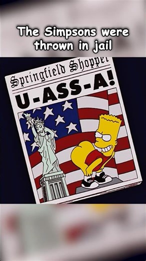 The Simpsons were thrown in jail #thesimpsons #cartton #simpsons