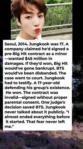 The $45 Million Lawsuit Jungkook Avoided When He Was 17 Almost Ended BTS Permanently