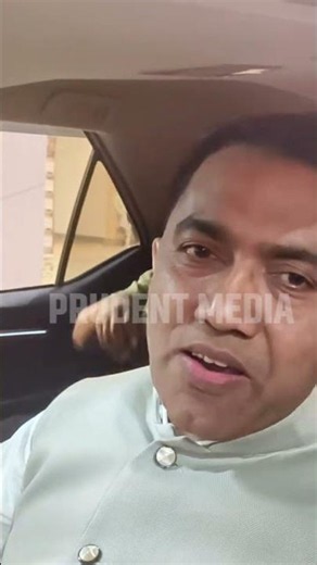 CM Sawant Reacts to Manoj Parab Exit, Dona Paula BMW Crash Case