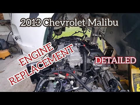 How to replace the engine & transmission in a 2013-2015 Chevrolet Malibu LT 2.5L