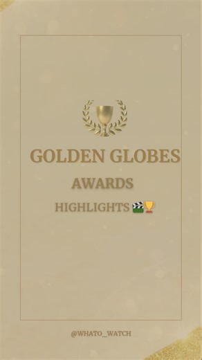 Golden Globe highlights ✨ Big wins, unexpected moments, and everything that made the night unforgettable. 🎬🏆 . . . . . #goldenglobes #onebattleafteranother #adolescence #whattowatch #sinners