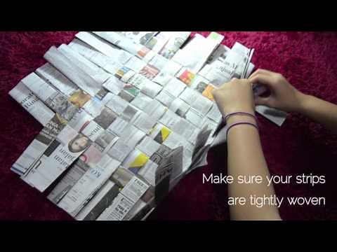 DIY Newspaper Basket