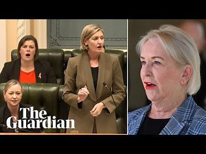 'Cross your legs?': Queensland parliament reacts in disgust to LNP politician's comment