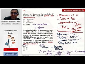 PREGUNTAS ENAM DE MEDIDAS EN EPIDEMIOLOGÍA - ESTADÍSTICA Y EPIDEMIOLOGÍA - VILLAMEDIC