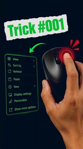 How to use Right Click! Without a Mouse [Trick #001] #rightclick #trick #001 #shorts