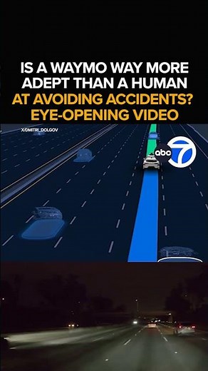 Waymo self-driving taxi avoids crash on California highway, dashcam video shows