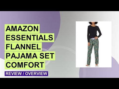 Amazon Essentials Women's Flannel Pajama Set Review: Cozy & Comfy!
