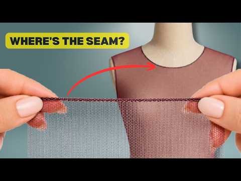 How to Finish a Sheer Neckline Perfectly | Bridal Sewing Technique