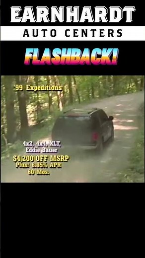 Earnhardt Flashback: 1999 Ford SUV Commercial | Expeditions & Explorers Deals