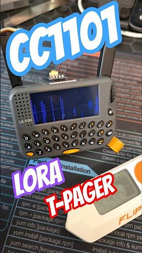 CC1101 LilyGo Lora T-Pager #lilygo #esp32 #iot