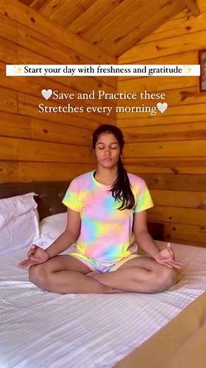 🤍Do these Easy Morning Yoga Stretches in your Bed🌅 1. To Get Rid of The Morning Muscle Stiffness 2. To LET GO Off Stress Of The Previous Day 3. To RELEASE Happy Hormones 4. TO Concentrate More 💌Do Share and Save this Reel❤️ #morningyoga #morning #morningyogaflow #morningyogapractice #yoga #morningstretch #theyogagirl #peace #fresh #gratitude | Theyogagirl
