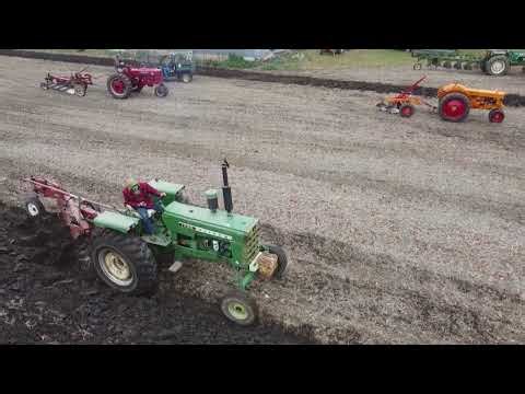 Plow Day 2025 Drone Footage - Delaware County Antique Farm Machinery Assoc