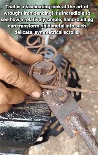 ​DIY Masterclass: Bending Ornamental Iron Scrolls