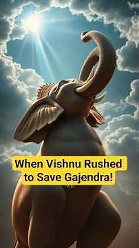 How Vishnu Saved the Elephant King Gajendra | Gajendra Moksha Story #sanatanadharma