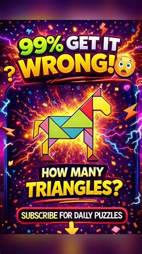 Only 1% Can Solve This Triangle Puzzle 🧠