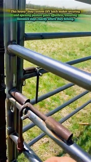 Simple And Secure Homemade Sliding Pasture Gate Latch