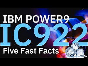 IBM POWER9 Fast Facts IC922 Server