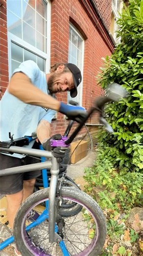 Satisfying mongoose bmx repair! 😳☝️#bmx #bikes #shorts