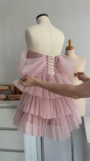 Let’s sew the cutest prom dress 🎀🪡✨ #sewing