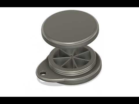 Pocket Pill Box Keychain