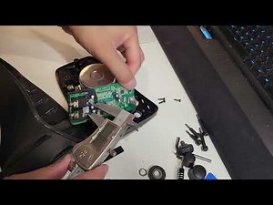 Logitech Z623 power button switch buzz noise repair