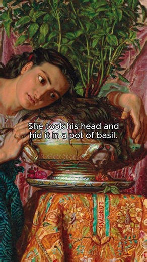 Isabella and the Pot of Basil (1866–68) by William Holman Hunt #art #painting #history
