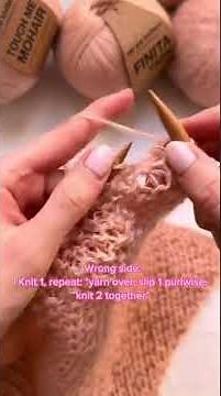 How to knit the Honeycomb Stitch 🩷
