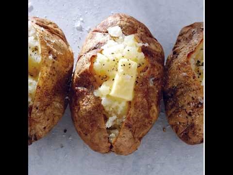 The MOST Delicious PERFECT Baked Potato
