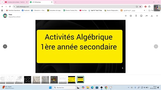 9.1K views · 122 reactions | Activité algébrique 1ère année secondaire #math #fyp #Tunisie | Cours de Maths Weslati Aymen | Facebook