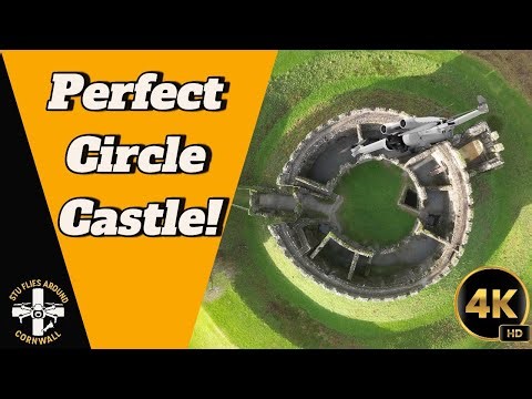 Exploring Cornwall’s Circular Restormel Castle | Epic Drone Views