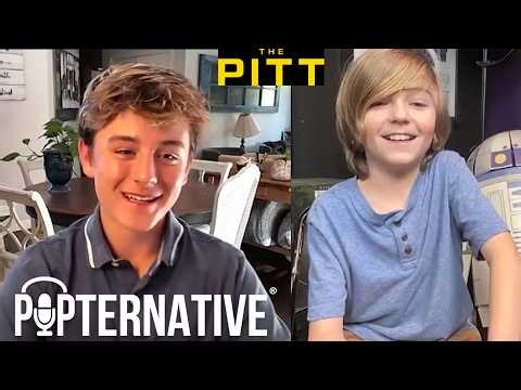 The Pitt Interview: Banks Pierce and Emmett Moss on playing Roxie's Kids and much more (Season 2)