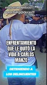 Vídeo que quito la vida a Carlis Manzo