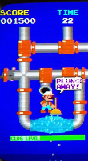 Plumb power! Play as a plumber doing awesome real plumbing! #retrogaming #80scommercials