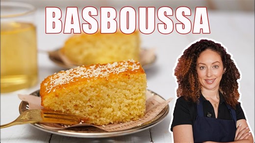 Basboussa : le délicieux gâteau de semoule à la noix de coco