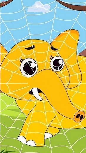 Five Little Elephants | Got Stuck In A Spiders Web | Zingy Kidz